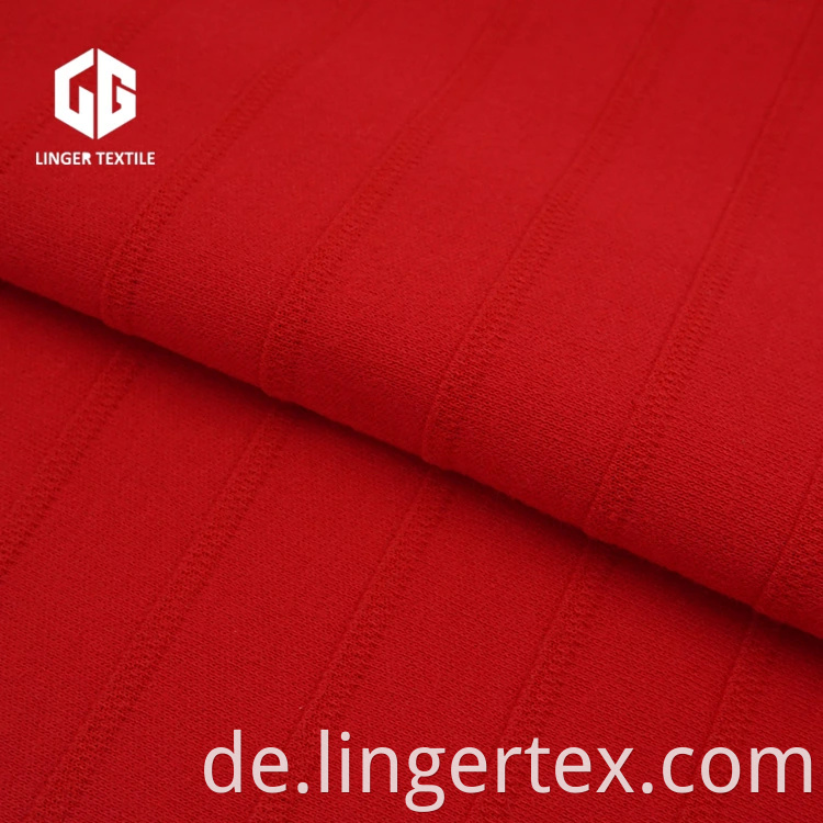 Großhandel CVC Jacquard Interlock Stoff 60% Baumwolle 40% Polyester